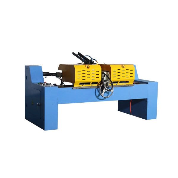 Double head pipe chamfering machine, automatic tube end deburring machine, metal pipe edge chamfer equipment for steel tube, copper tube, Zhangjiagang Yasen Machinery www.yasenmachine.com