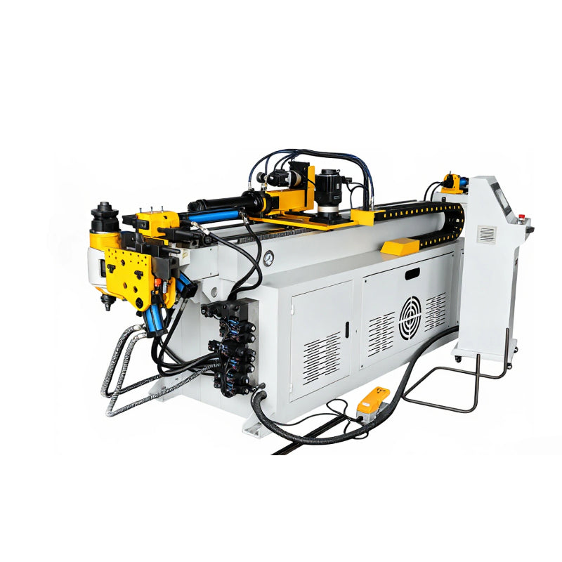 YS-50CNC-3A-1S fully automatic CNC hydraulic pipe bending machine with touch screen control panel for metal tube manufacturing