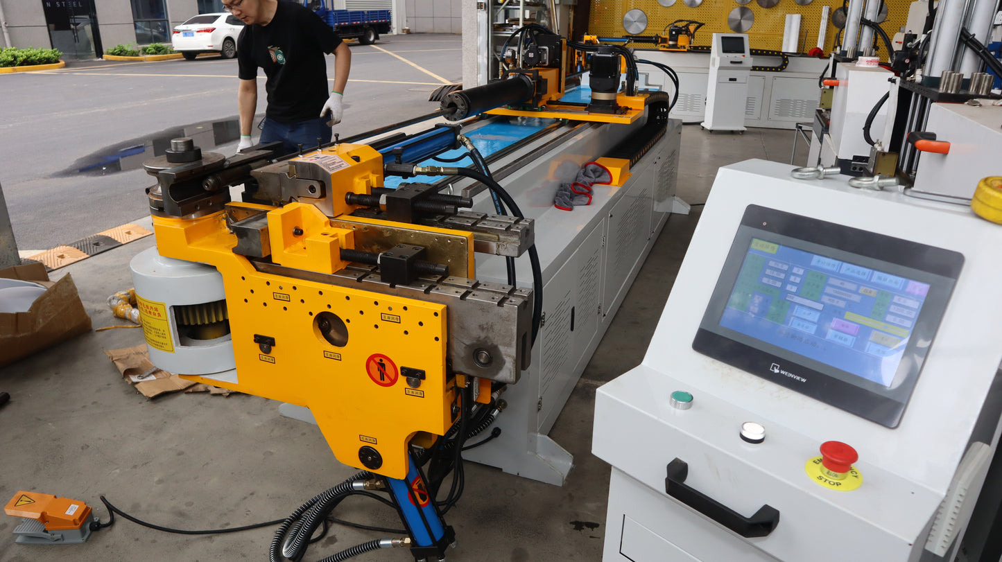 38CNC Automatic Pipe Bending Machine, CNC Tube Bender