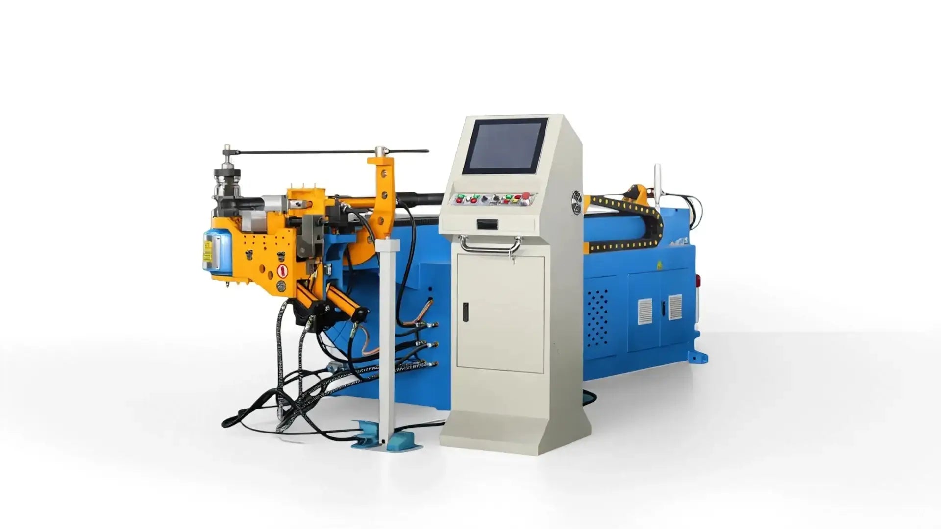 High-end CNC fully automatic pipe bending machine used for bending diverse metal pipes in industrial manufacturing