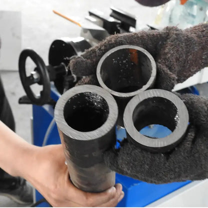 High-quality smooth cutting surface of metal pipes processed by mc-315 industrial cold saw machine